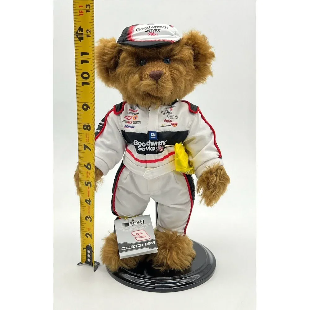 Nascar Dale Earnhardt Collector Bear Plush Franklin Mint 12